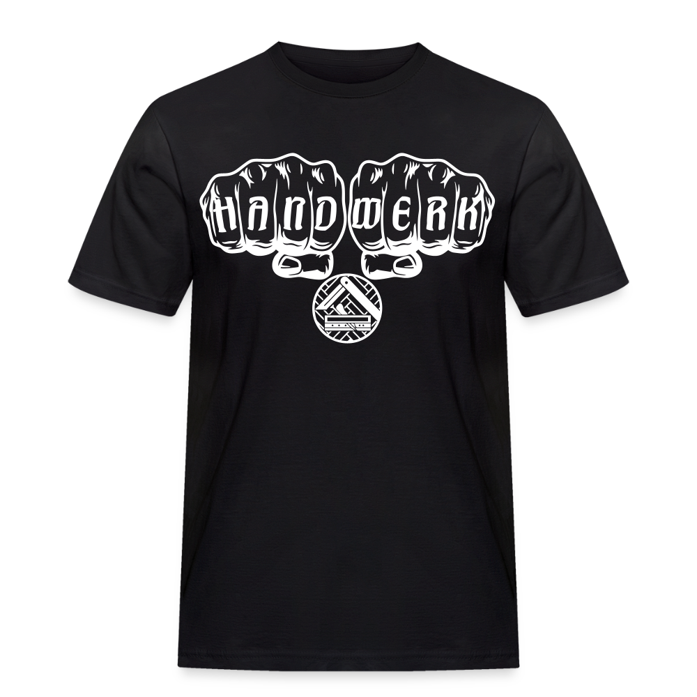 Männer Workwear T-Shirt "Parkettleger" Schwarz Männer Workwear T-Shirt