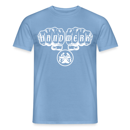 Unisex T-Shirt "Metallbauer" von Spreadconnect, schwarzes Männer T-Shirt mit Druck, weiches Material, casual Passform.