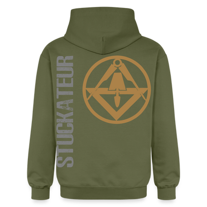 Gildan Unisex Softstyle® "Stuckateur" Militärgrün Gildan Unisex Softstyle® Midweight Hoodie
