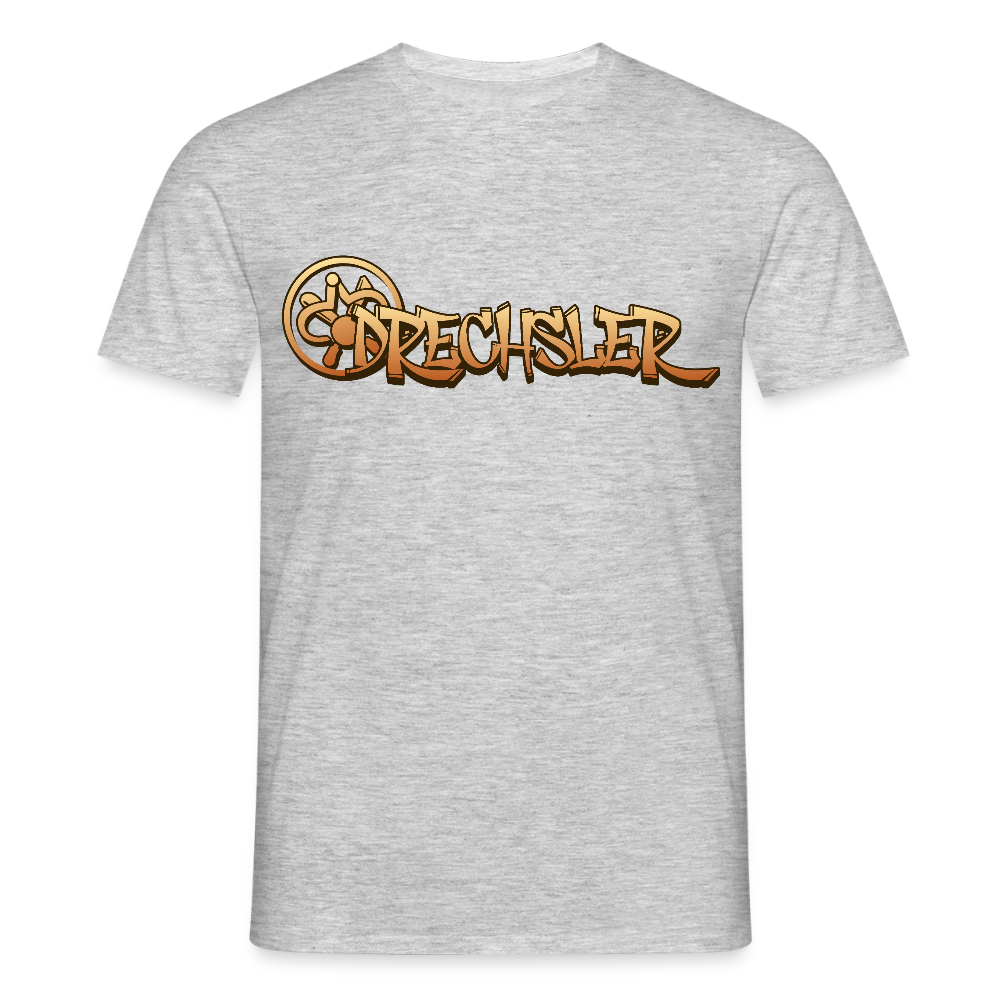 Unisex T-Shirt "Drechsler" Grau meliert Männer T-Shirt
