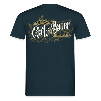Unisex T-Shirt "GaLaBauer" Nostalgie Handwerk Navy Männer T-Shirt