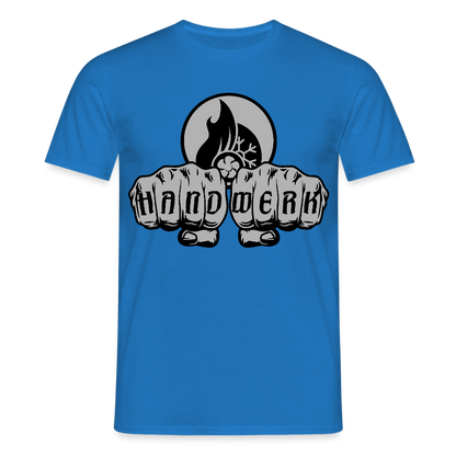 Unisex T-Shirt "Klimatechniker" Royalblau Männer T-Shirt