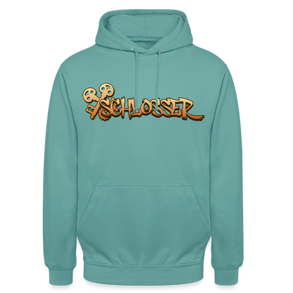 Unisex Hoodie "Schlosser" Pastelltürkis Unisex Hoodie