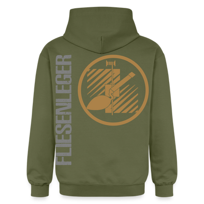 Gildan Unisex Softstyle® "Fliesenleger" Militärgrün Gildan Unisex Softstyle® Midweight Hoodie