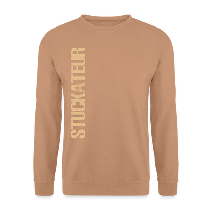Unisex Pullover "Stuckateur" Mocca Unisex Pullover