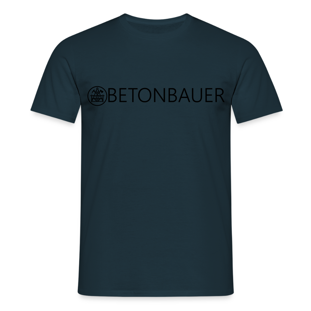 Unisex T-Shirt "Betonbauer" Navy Männer T-Shirt