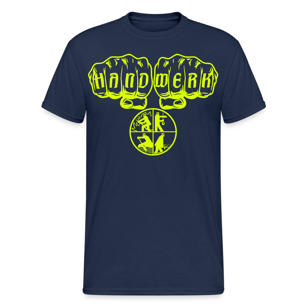 Unisex T-Shirt "Feuerwehr 7" - Navy
