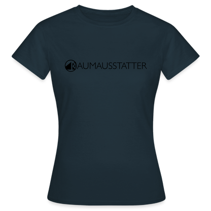 Frauen T-Shirt "Raumausstatter" Navy Frauen T-Shirt