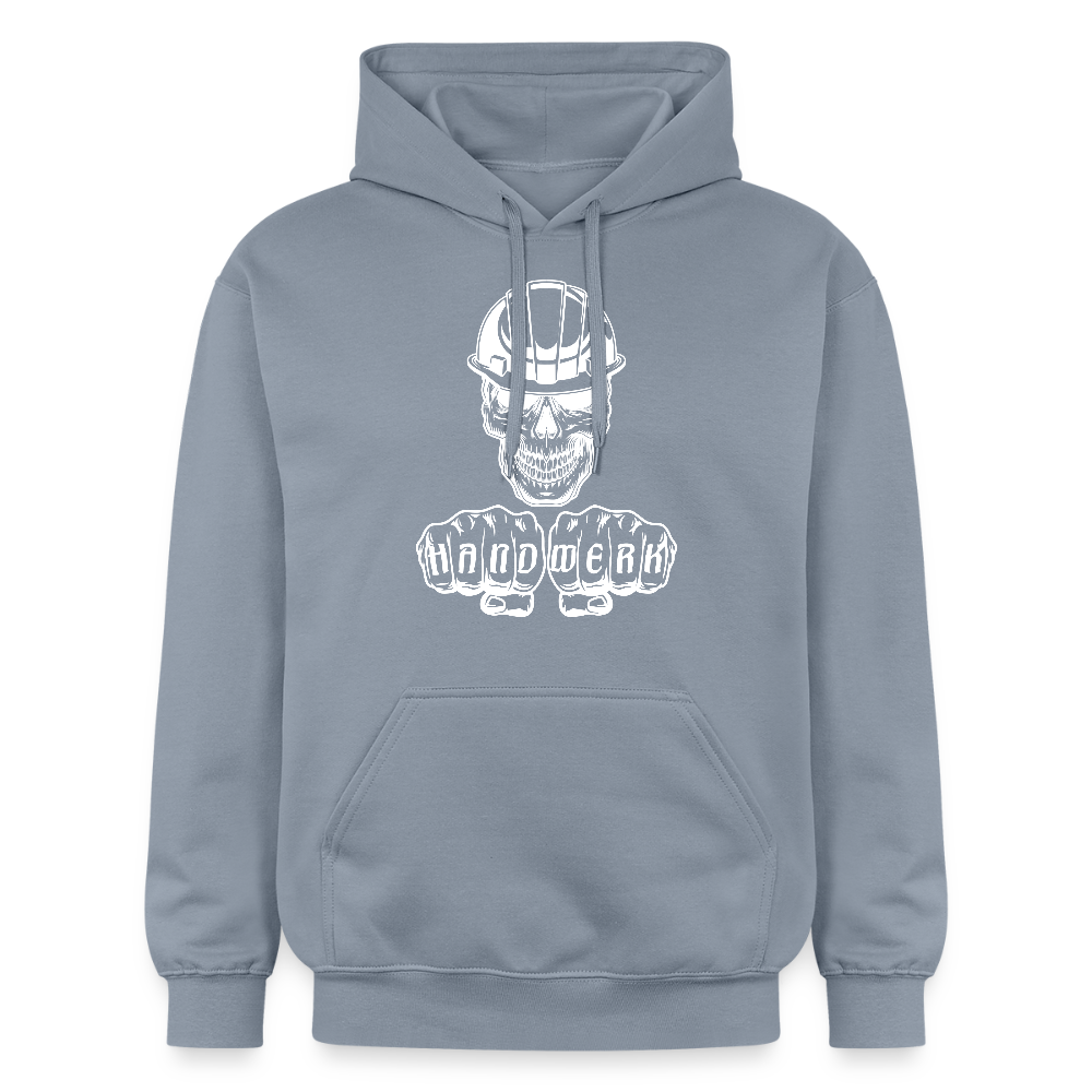 Gildan Unisex Softstyle® "Skull-Helm-Handwerk" Blau Gildan Unisex Softstyle® Midweight Hoodie