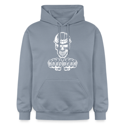 Gildan Unisex Softstyle® "Skull-Helm-Handwerk" Blau Gildan Unisex Softstyle® Midweight Hoodie