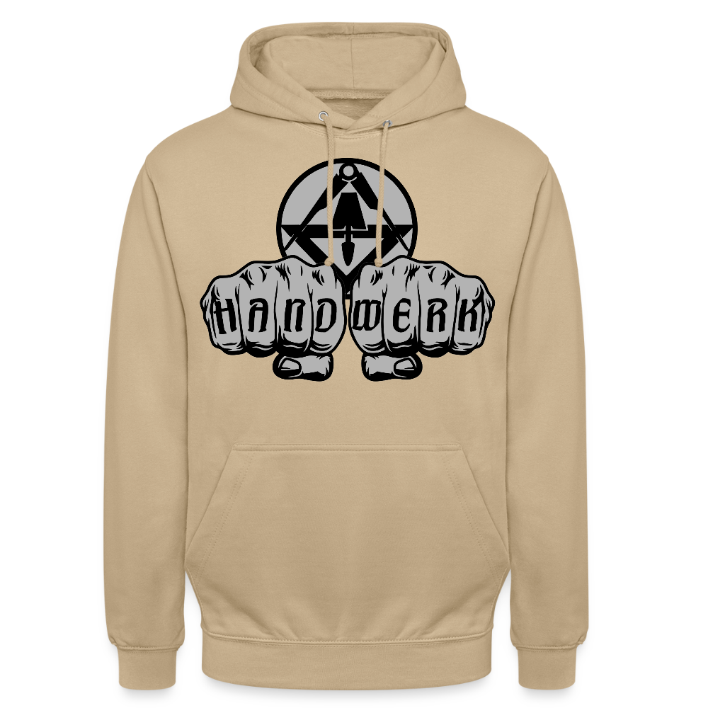 Unisex Hoodie "Stuckateur" Beige Unisex Hoodie