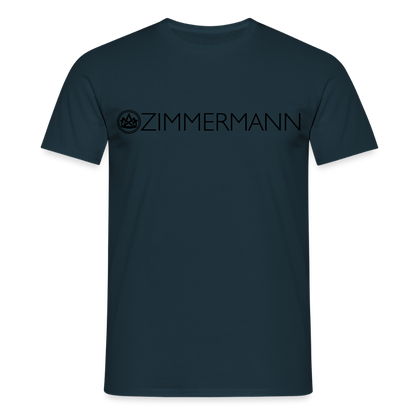 Unisex T-Shirt "Zimmermann" Navy Männer T-Shirt