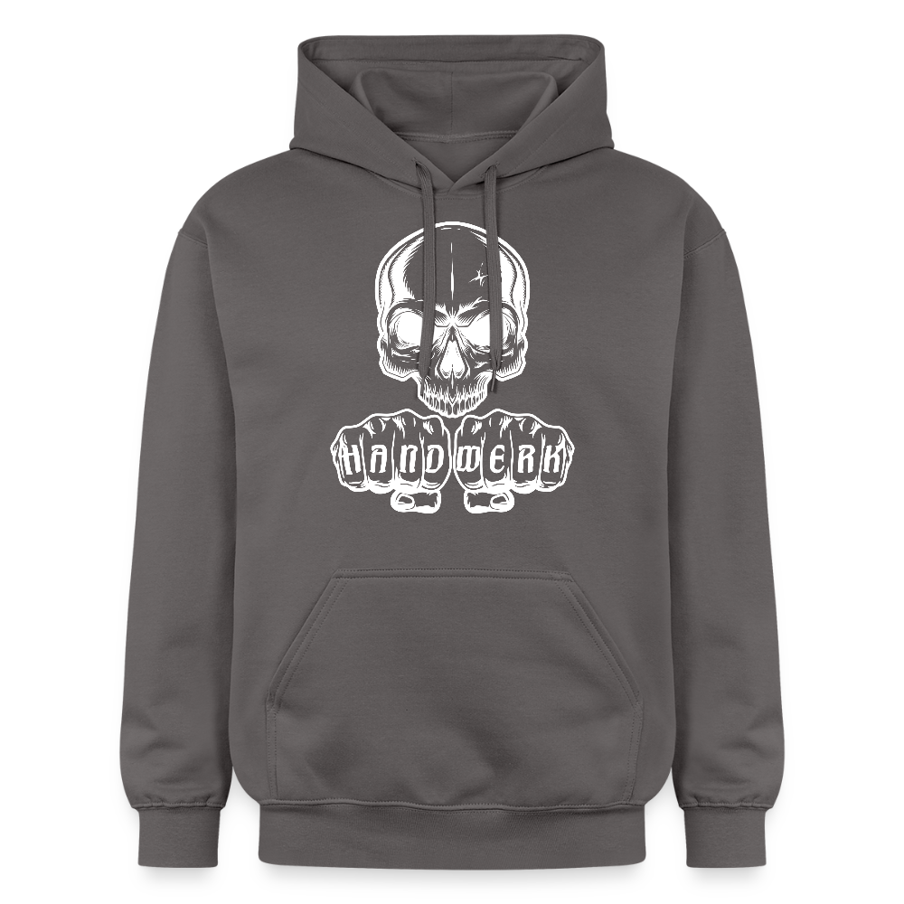 Gildan Unisex Softstyle® Skull-Handwerk Dunkelgrau Gildan Unisex Softstyle® Midweight Hoodie