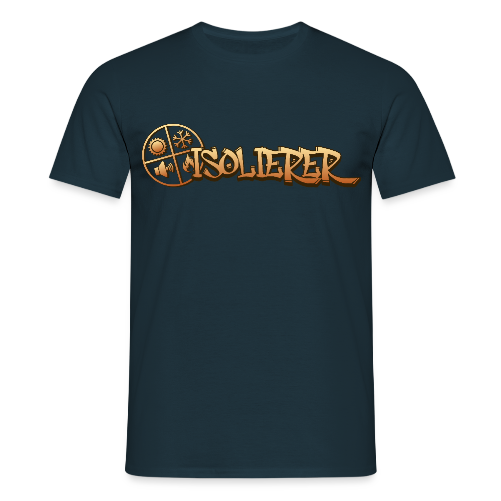 Unisex T-Shirt "Isolierer" Navy Männer T-Shirt