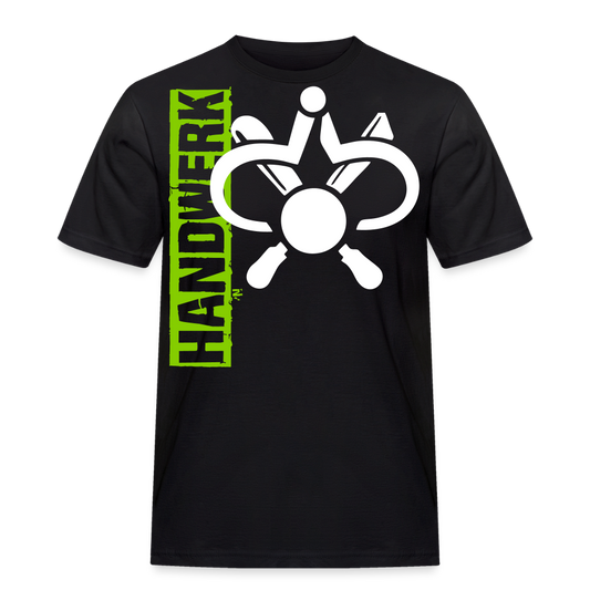 Unisex Workwear T-Shirt "Drechsler" Schwarz Männer Workwear T-Shirt