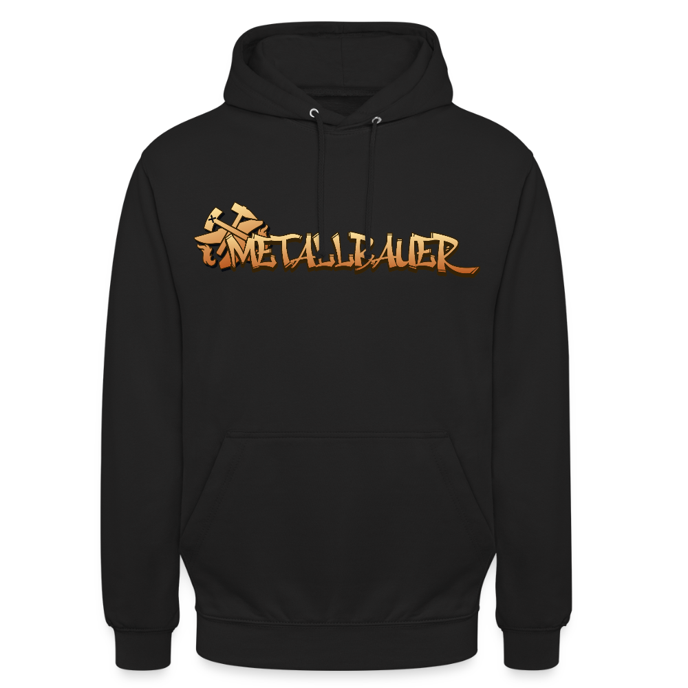 Unisex Hoodie "Metallbauer" Schwarz Unisex Hoodie