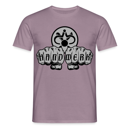 Unisex T-Shirt "Drechsler" Lilagrau Männer T-Shirt