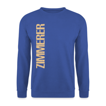 Unisex Pullover "Zimmerer" Royalblau Unisex Pullover