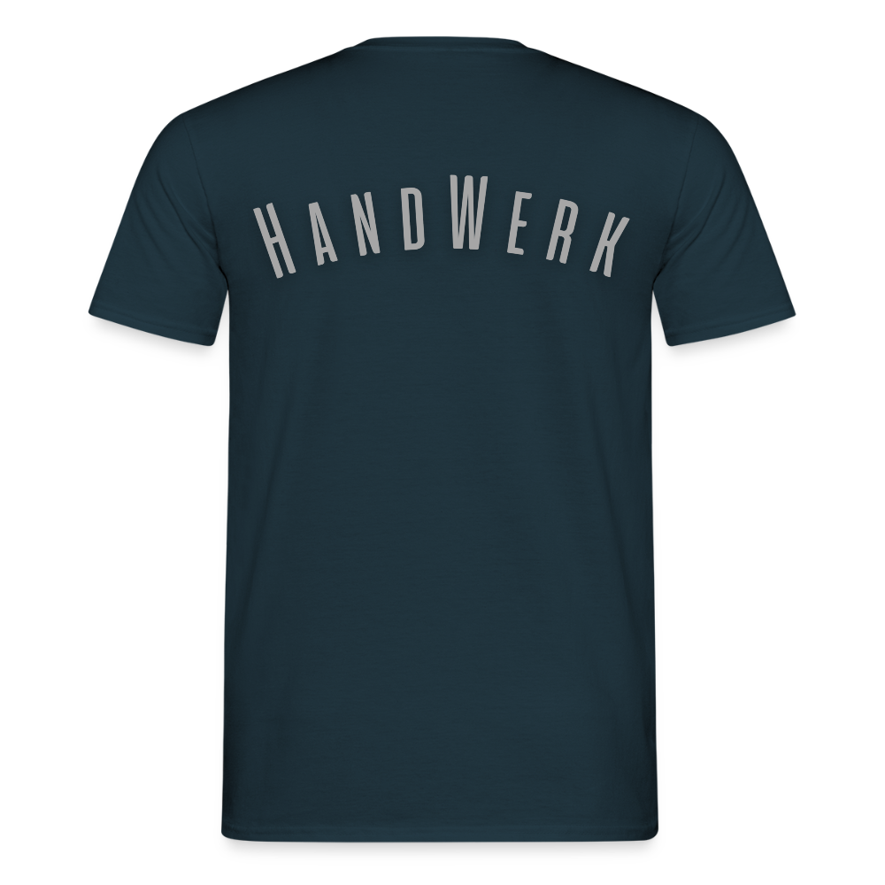 Unisex T-Shirt "Handwerk" Navy Männer T-Shirt