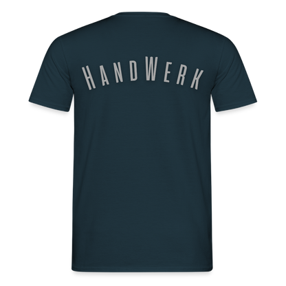 Unisex T-Shirt "Handwerk" Navy Männer T-Shirt