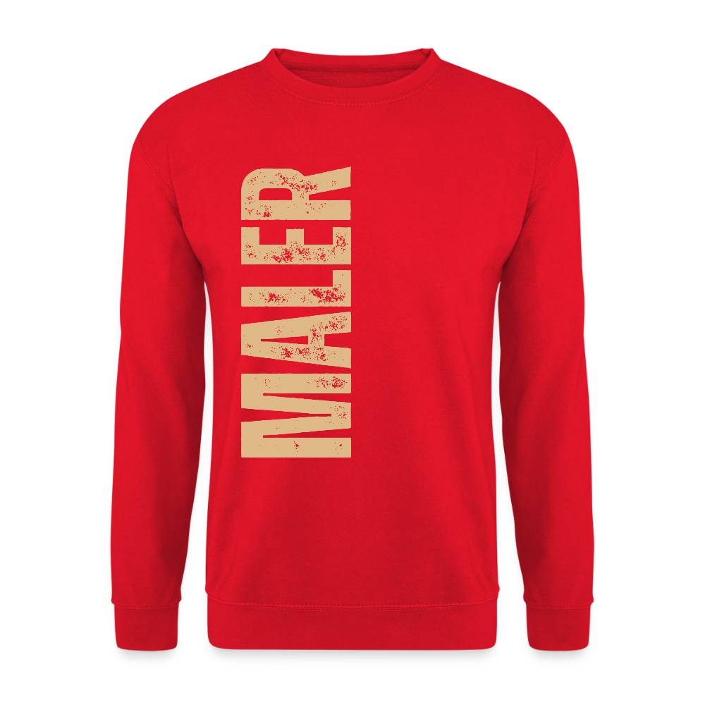 Unisex Pullover "Maler" Rot Unisex Pullover