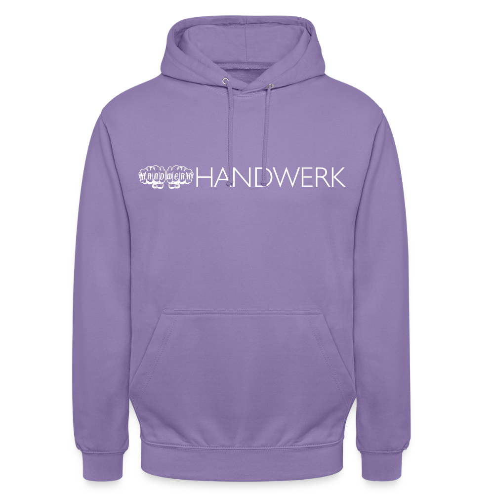 Unisex Hoodie "Handwerk" Lavendel Unisex Hoodie