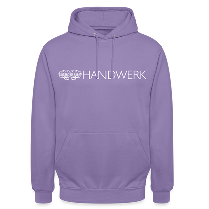 Unisex Hoodie "Handwerk" Lavendel Unisex Hoodie