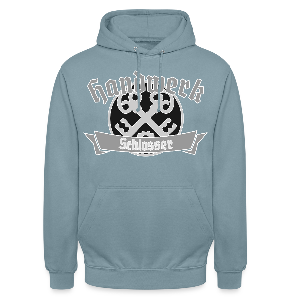 Unisex Hoodie "Schlosser" Nebelblau Unisex Hoodie