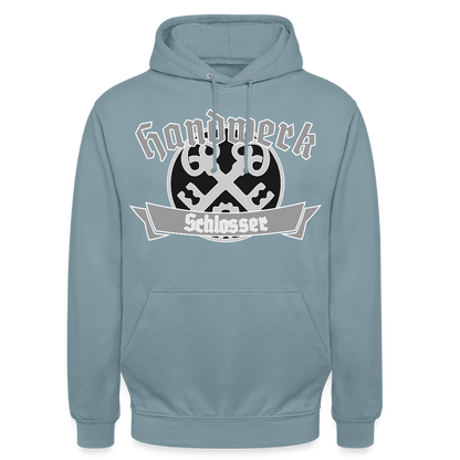 Unisex Hoodie "Schlosser" Nebelblau Unisex Hoodie
