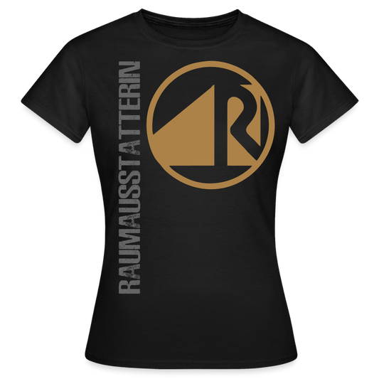 Frauen T-Shirt "Raumausstatterin" - Schwarz