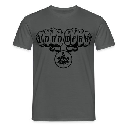 Unisex T-Shirt "Maurer" Anthrazit Männer T-Shirt