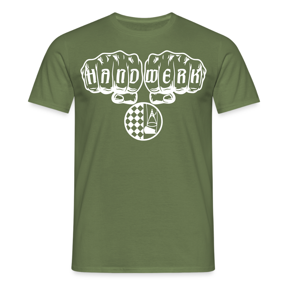 Unisex T-Shirt "Bodenleger" Militärgrün Männer T-Shirt