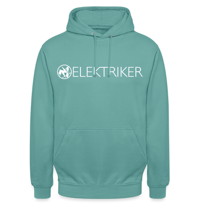 Unisex Hoodie "Elektriker" Pastelltürkis Unisex Hoodie