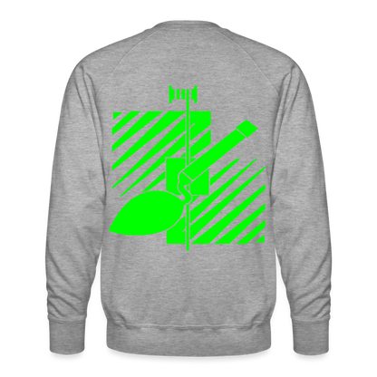 Unisex Premium Pullover "Fliesenleger" neongrün Männer Premium Pullover