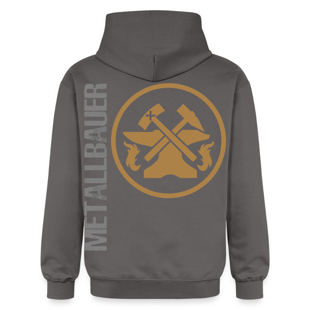 Gildan Unisex Softstyle® "Metallbauer" Dunkelgrau Gildan Unisex Softstyle® Midweight Hoodie
