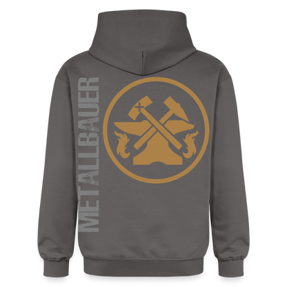 Gildan Unisex Softstyle® "Metallbauer" Dunkelgrau Gildan Unisex Softstyle® Midweight Hoodie