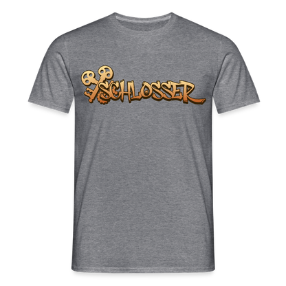 Unisex T-Shirt "Schlosser" Graphit meliert Männer T-Shirt
