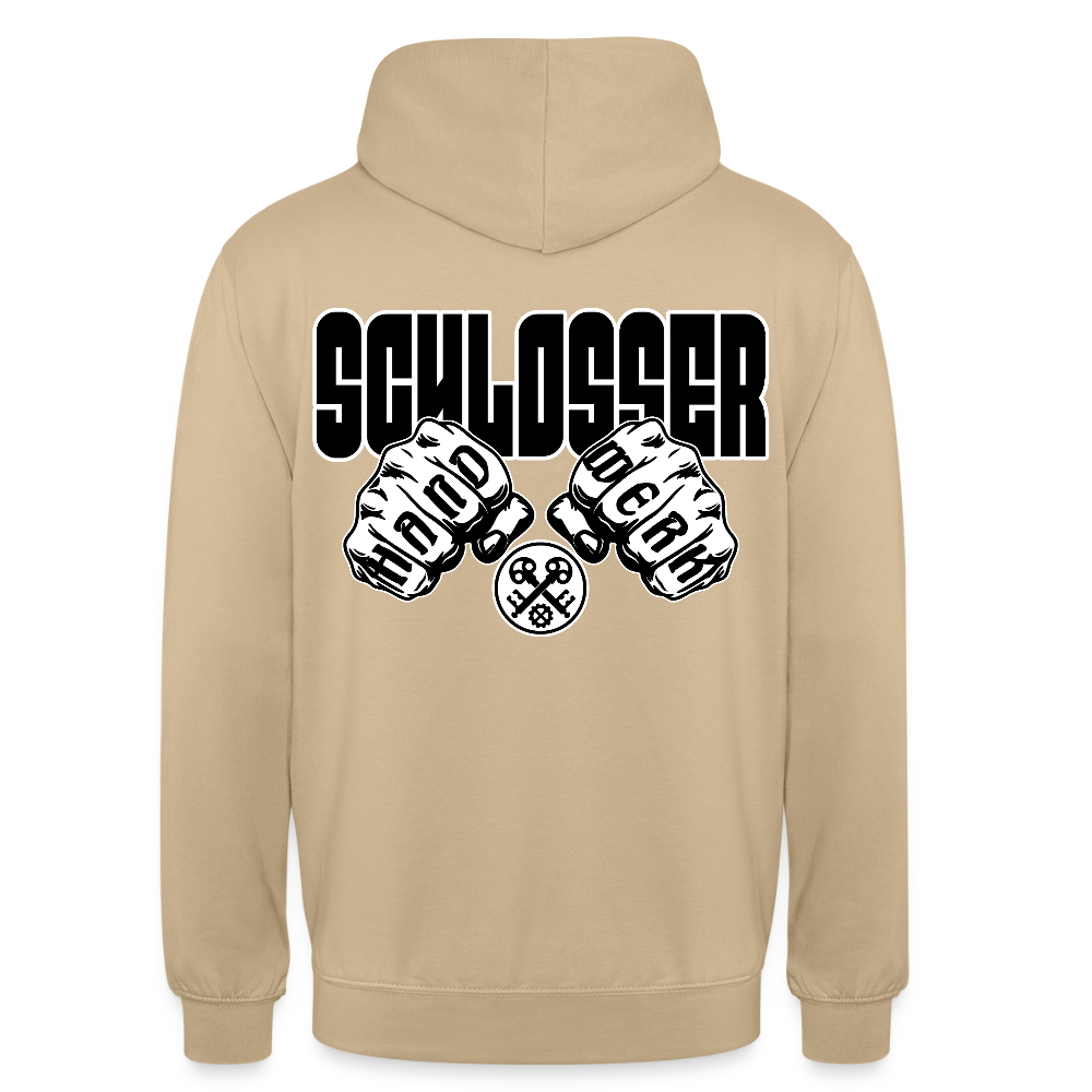Unisex Hoodie "Schlosser" Beige Unisex Hoodie