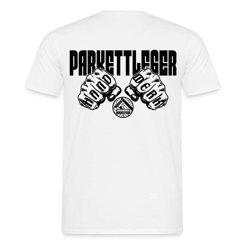 Unisex T-Shirt "Parkettleger" Weiß Männer T-Shirt