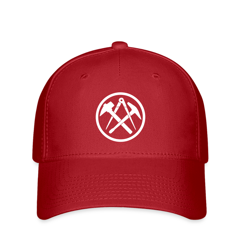 Flexfit Cap "Dachdecker" Rot Flexfit Cap