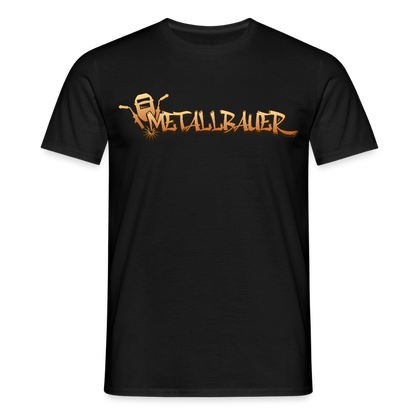 Unisex T-Shirt "Metallbauer" Schwarz Männer T-Shirt