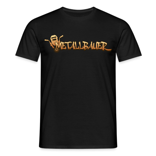 Unisex T-Shirt "Metallbauer" Schwarz Männer T-Shirt