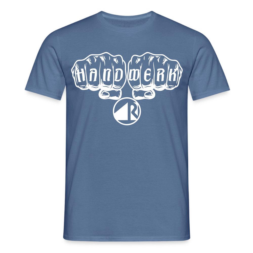 Unisex T-Shirt "Raumausstatter" Taubenblau Männer T-Shirt