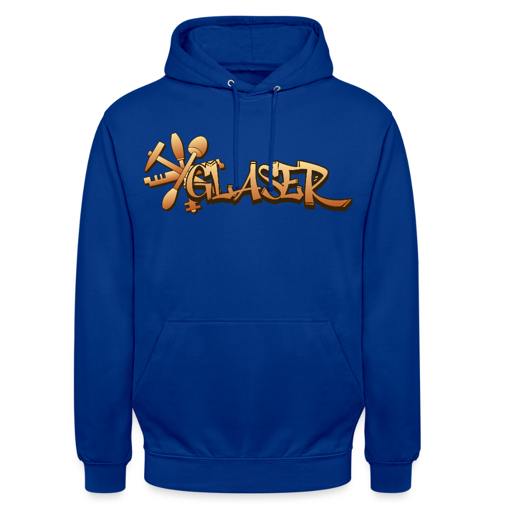 Unisex Hoodie "Glaser" Royalblau Unisex Hoodie