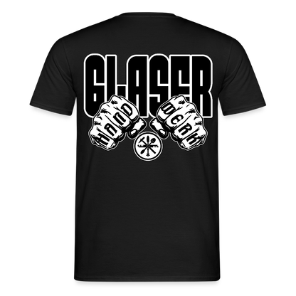 Unisex T-Shirt "Glaser" Schwarz Männer T-Shirt