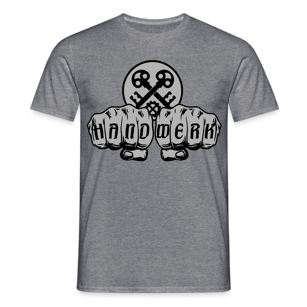 Unisex T-Shirt "Schlosser" Graphit meliert Männer T-Shirt