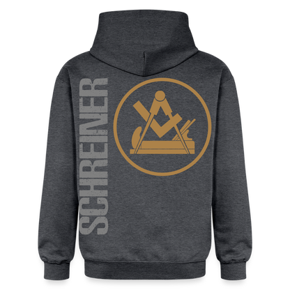 Gildan Unisex Softstyle® "Schreiner" Dunkelgrau meliert Gildan Unisex Softstyle® Midweight Hoodie