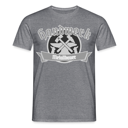 Unisex T-Shirt "Metallbauer" Graphit meliert Männer T-Shirt