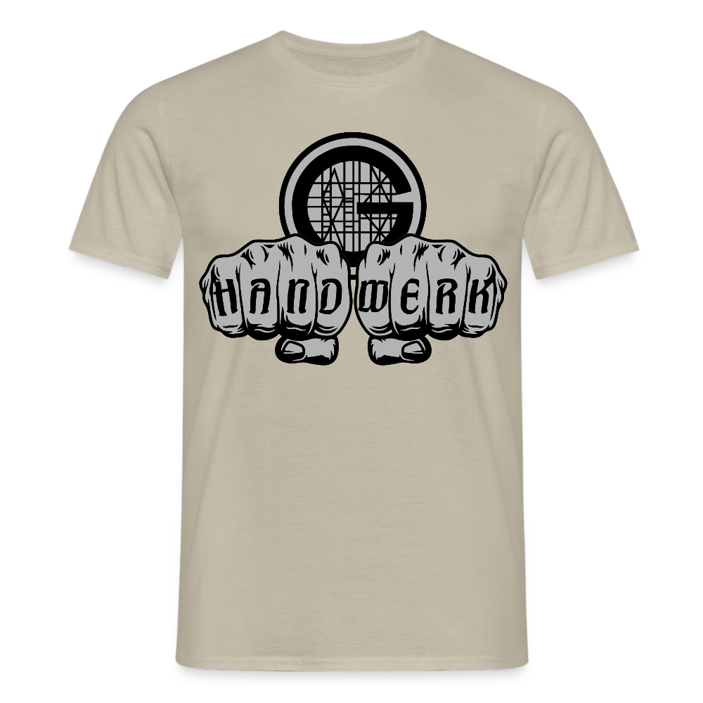Unisex T-Shirt "Gerüstbauer" Sandbeige Männer T-Shirt