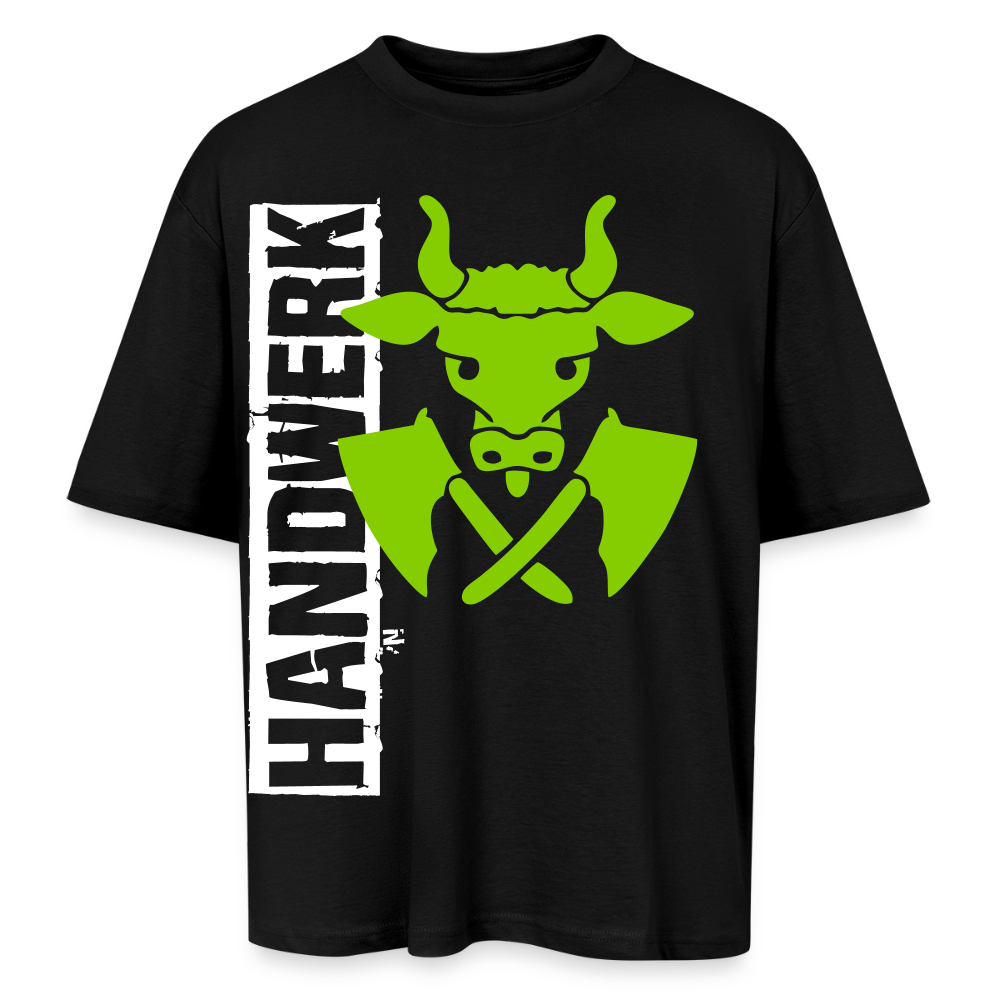 Oversized Unisex T-Shirt "Metzger" Schwarz Oversized Unisex T-Shirt